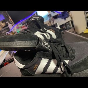 Adidas I-5923 Shoes Black & White Like New